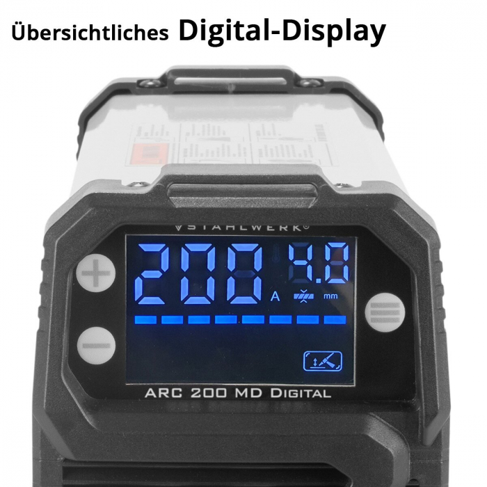 ARC 200 MD Stahlwerk digitalis inverteres hegesztogep [13]