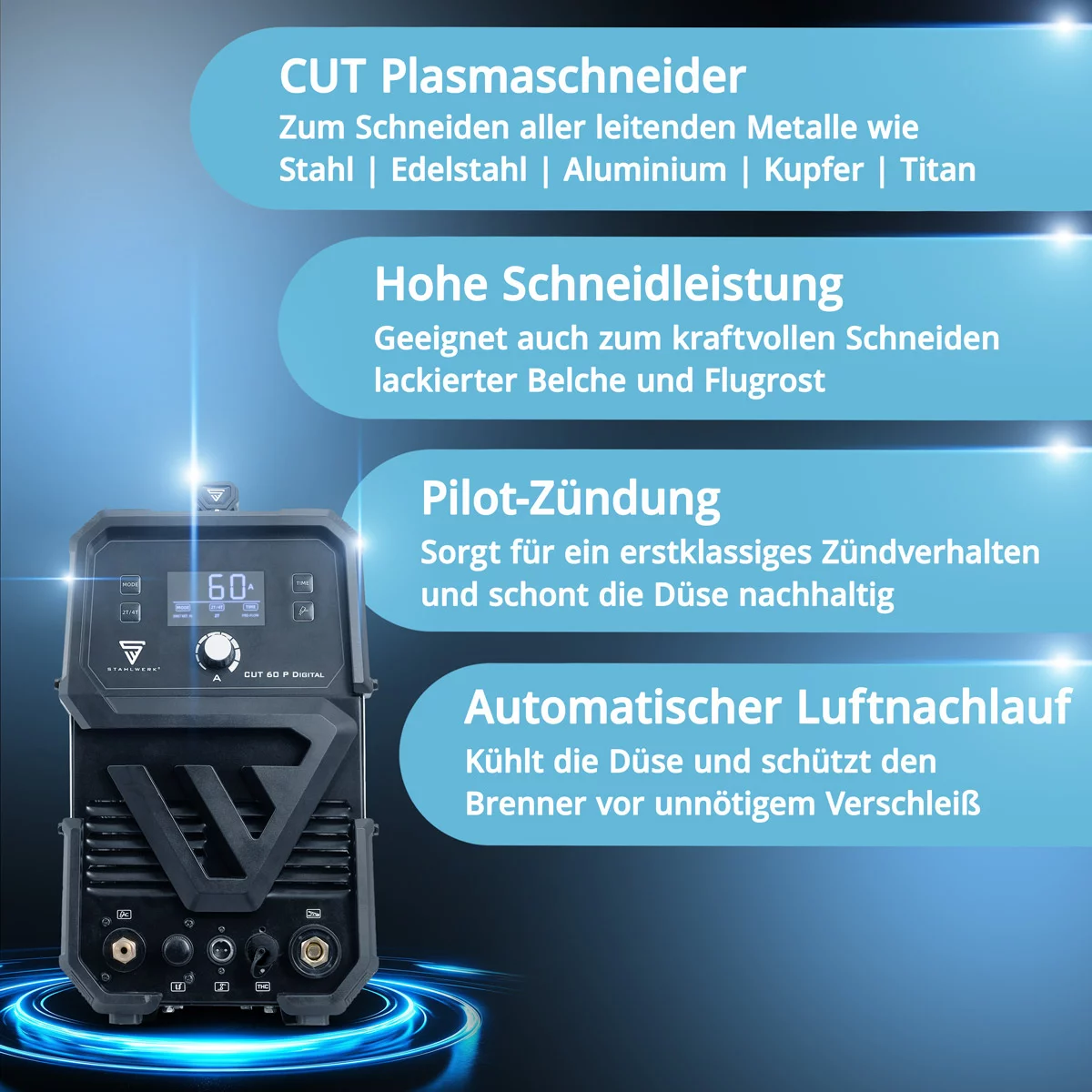 Aparat De Taiere Cu Plasma CUT 60 Pilot ST Stahlwerk (24 Mm Grosime) [7]