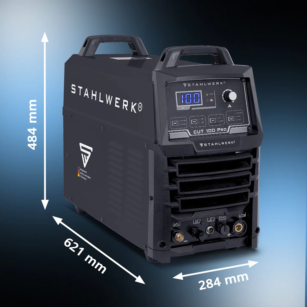 Aparat de taiere cu plasma profesional CUT 100 P Stahlwerk 44mm [3]