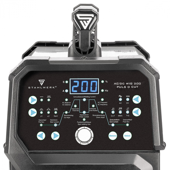 Aparat sudura aluminiu profesional AC/DC 200 Pulse Pro CUT  D Stahlwerk [2]