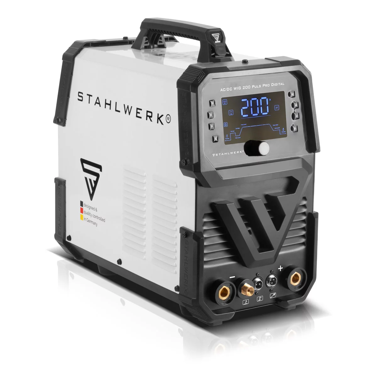 Aparat sudura aluminiu profesional AC/DC 200 Pulse Pro Stahlwerk Digital [10]