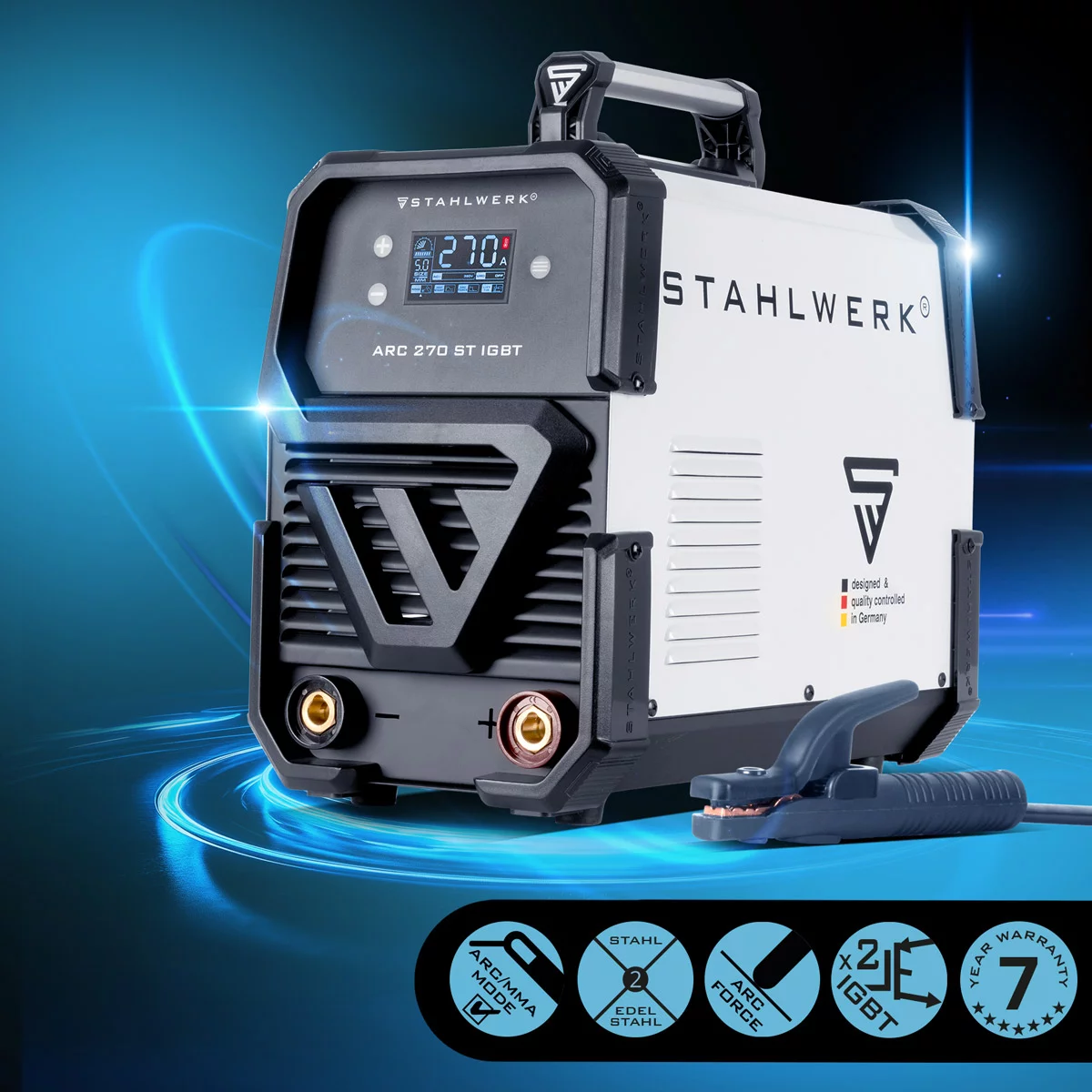 Aparat sudura MMA profesional trifazic ARC 270 ST Stahlwerk [2]