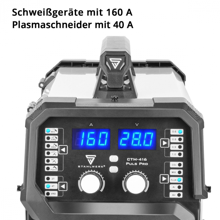 Aparat sudura multifunctional Stahlwerk CTM 416 puls  MIG/TIG/MMA/CUT [5]