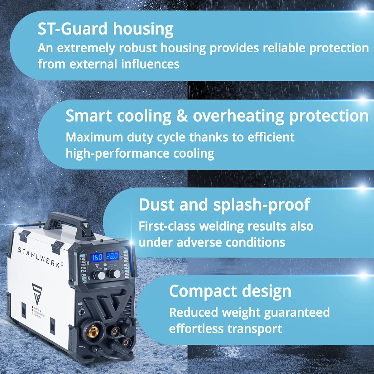Aparat sudura multifunctional Stahlwerk CTM 416 puls  MIG/TIG/MMA/CUT [9]