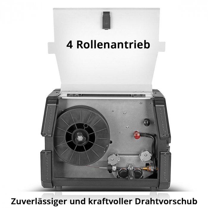 Aparat sudura multiproces Stahlwerk CTM 250 ST 200A TIG + MIG / MAG + MMA+PLASMA  Digital [12]