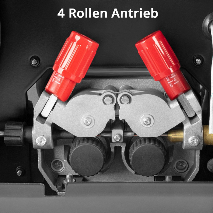 Aparat sudura profesional cu 4 role av. STAHLWERK MIG/MAG 200 Puls Pro Full Syergic multifunctional 5 in 1, cu pistolet pentru aluminiu si consumabile [10]