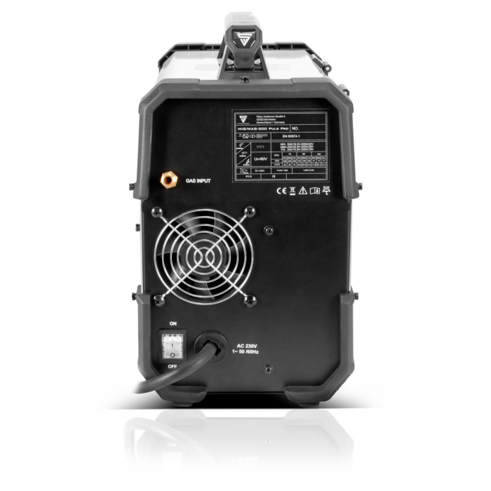 Aparat sudura profesional cu 4 role av. STAHLWERK MIG/MAG 200 Puls Pro Full Syergic multifunctional 5 in 1, cu pistolet pentru aluminiu si consumabile [12]