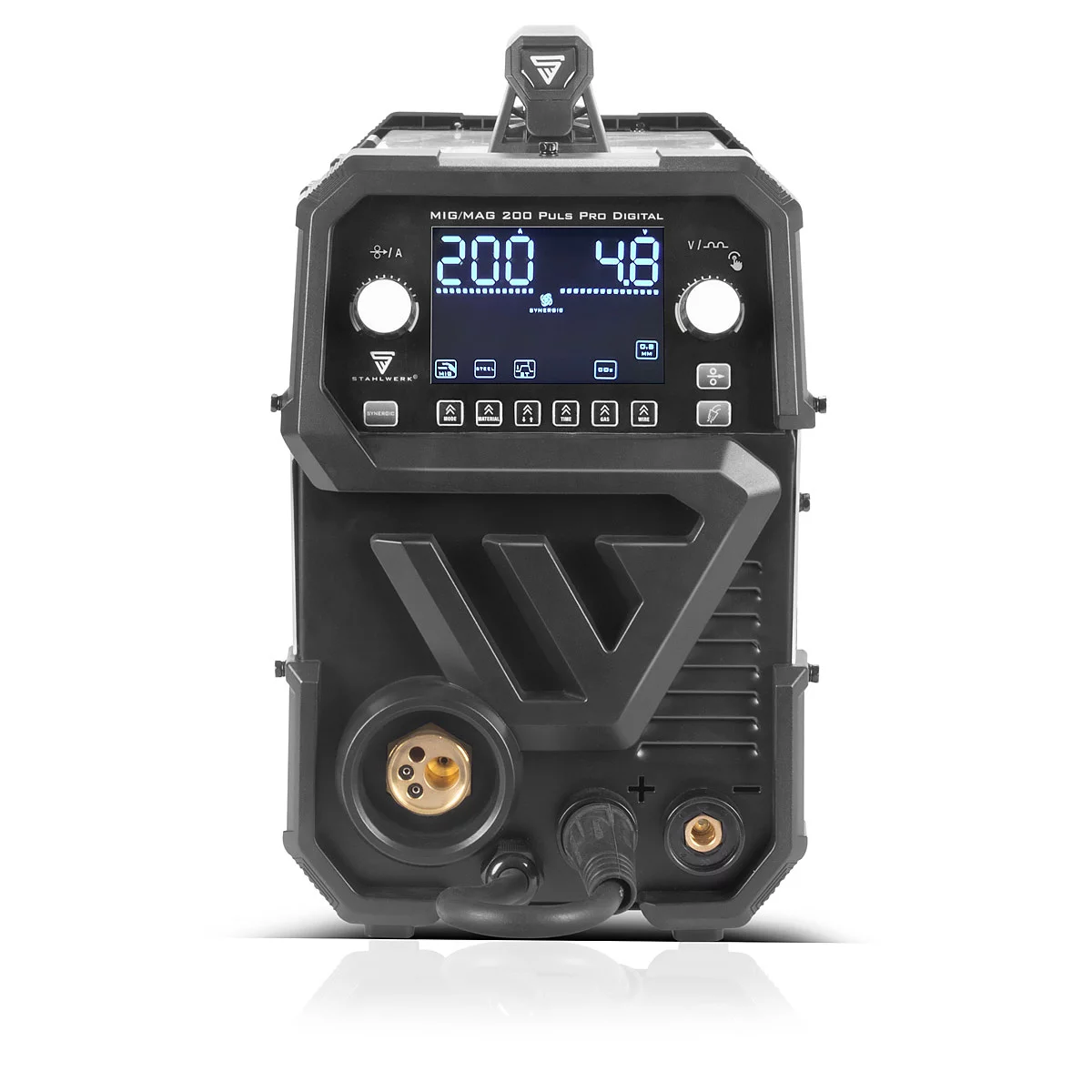 Aparat sudura profesional cu 4 role av. STAHLWERK MIG/MAG 200 Puls Pro Syergic Digital [8]