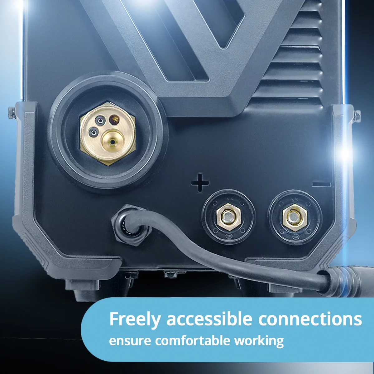 Aparat sudura profesional pentru sudura MIG 200 Digital Stahlwerk complet [6]