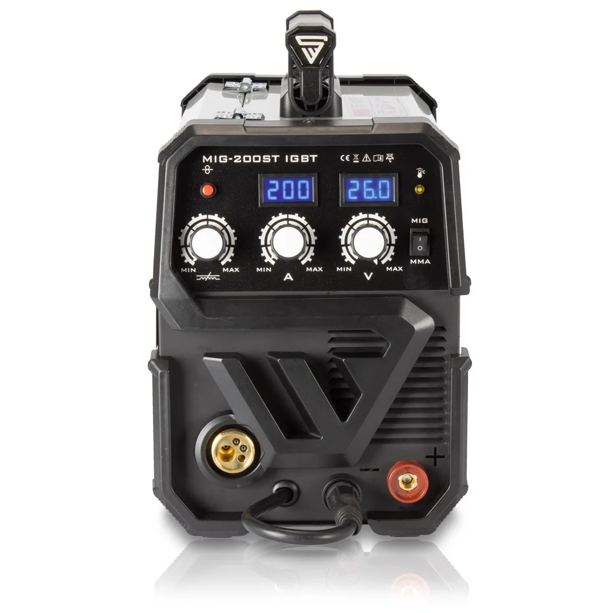 Aparat sudura profesional pentru sudura MIG/MMA 200 Stahlwerk complet [8]