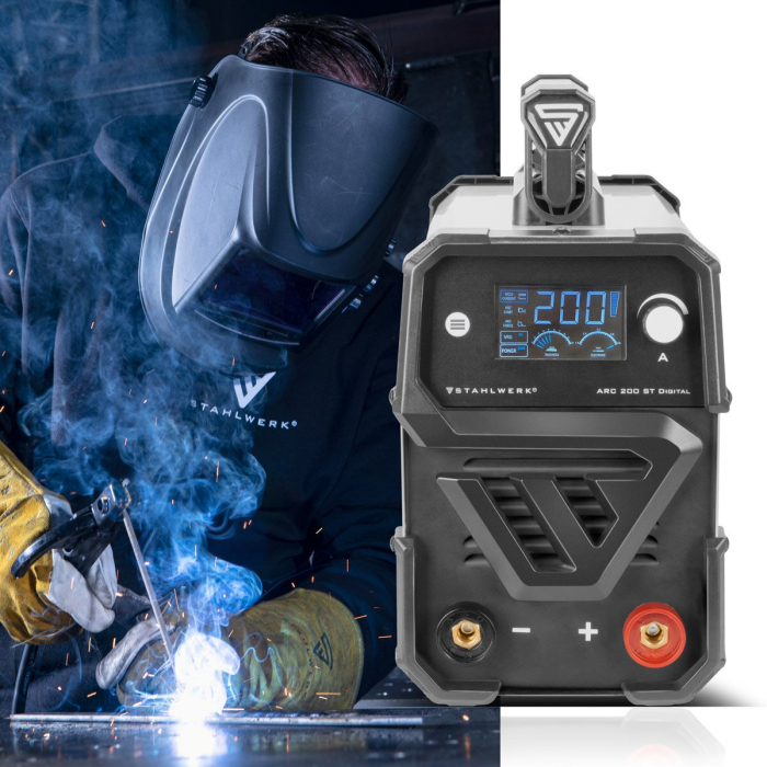 Aparat Sudura Profesional Tip Invertor ARC 200 ST Digital Stahlwerk [3]