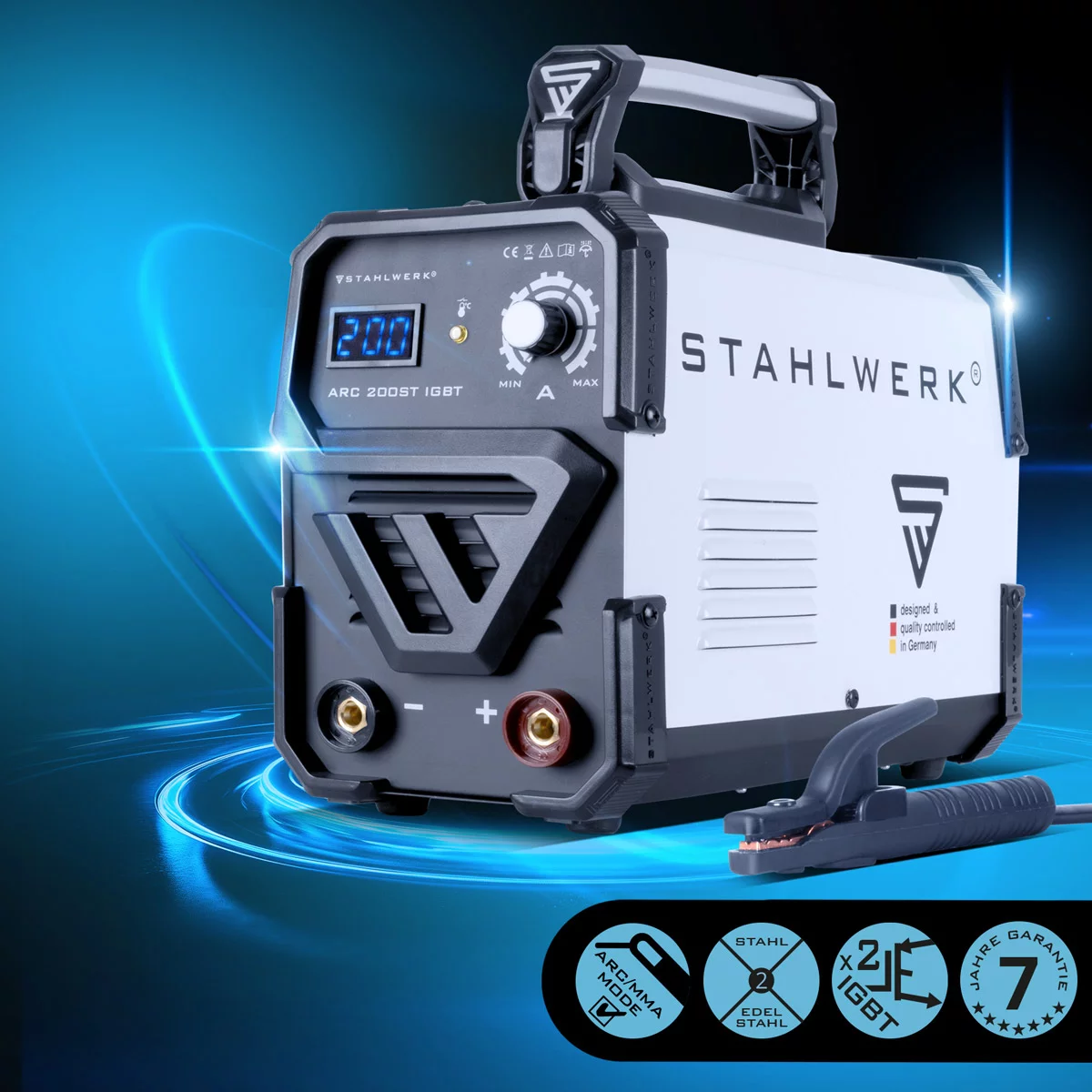 Aparat Sudura Profesional Tip Invertor ARC 200 ST Stahlwerk [2]