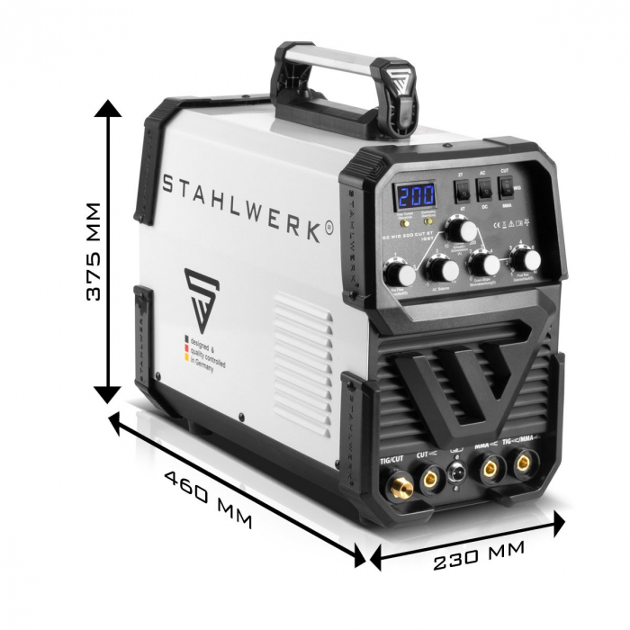 Aparat sudura taiere complet AC/DC 200 Plasma Stahlwerk [5]
