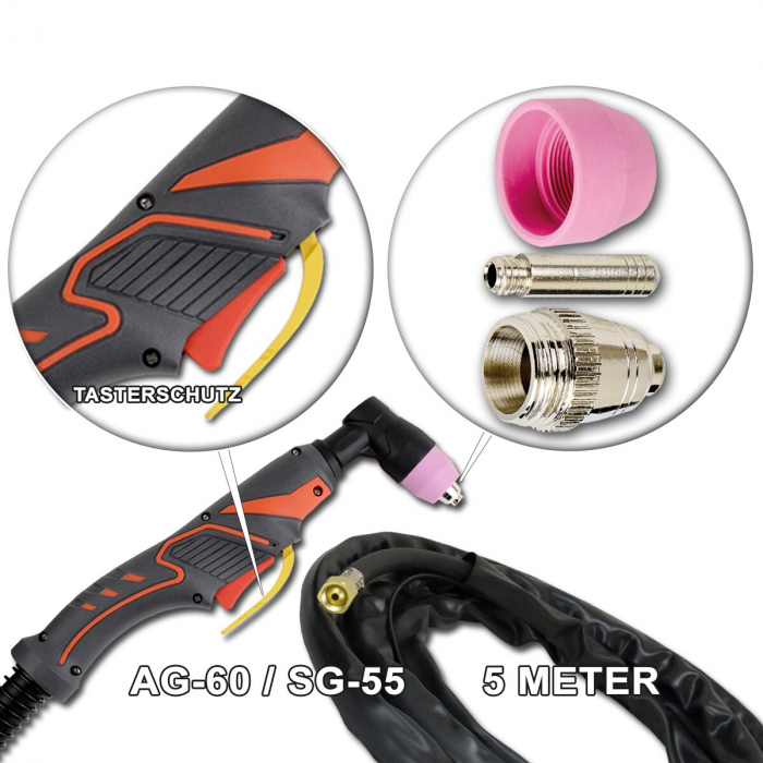 Aparat sudura taiere complet AC/DC 200 Plasma Stahlwerk [7]