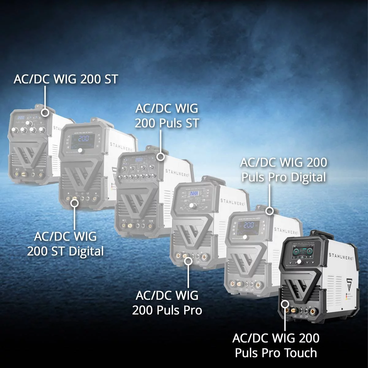 Aparat de sudura  AC/DC TIG 200 Puls Pro Touch STAHLWERK [2]