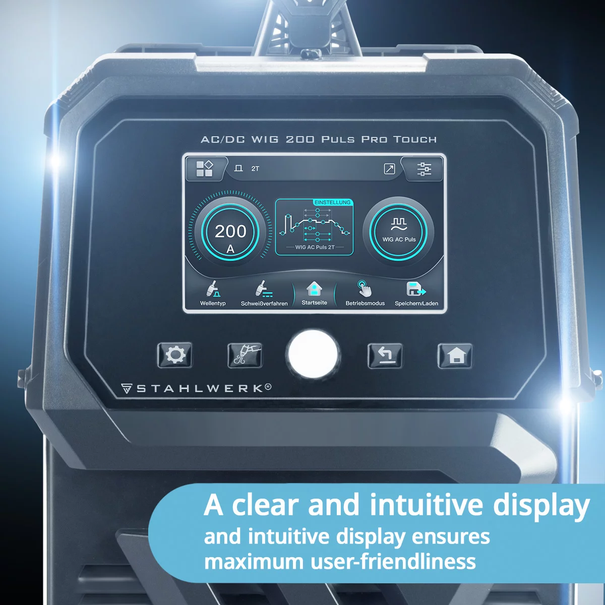 Aparat de sudura  AC/DC TIG 200 Puls Pro Touch STAHLWERK [7]