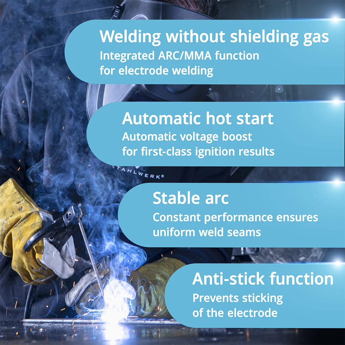 Aparat de sudura  AC/DC TIG 200 Puls Pro Touch STAHLWERK [5]