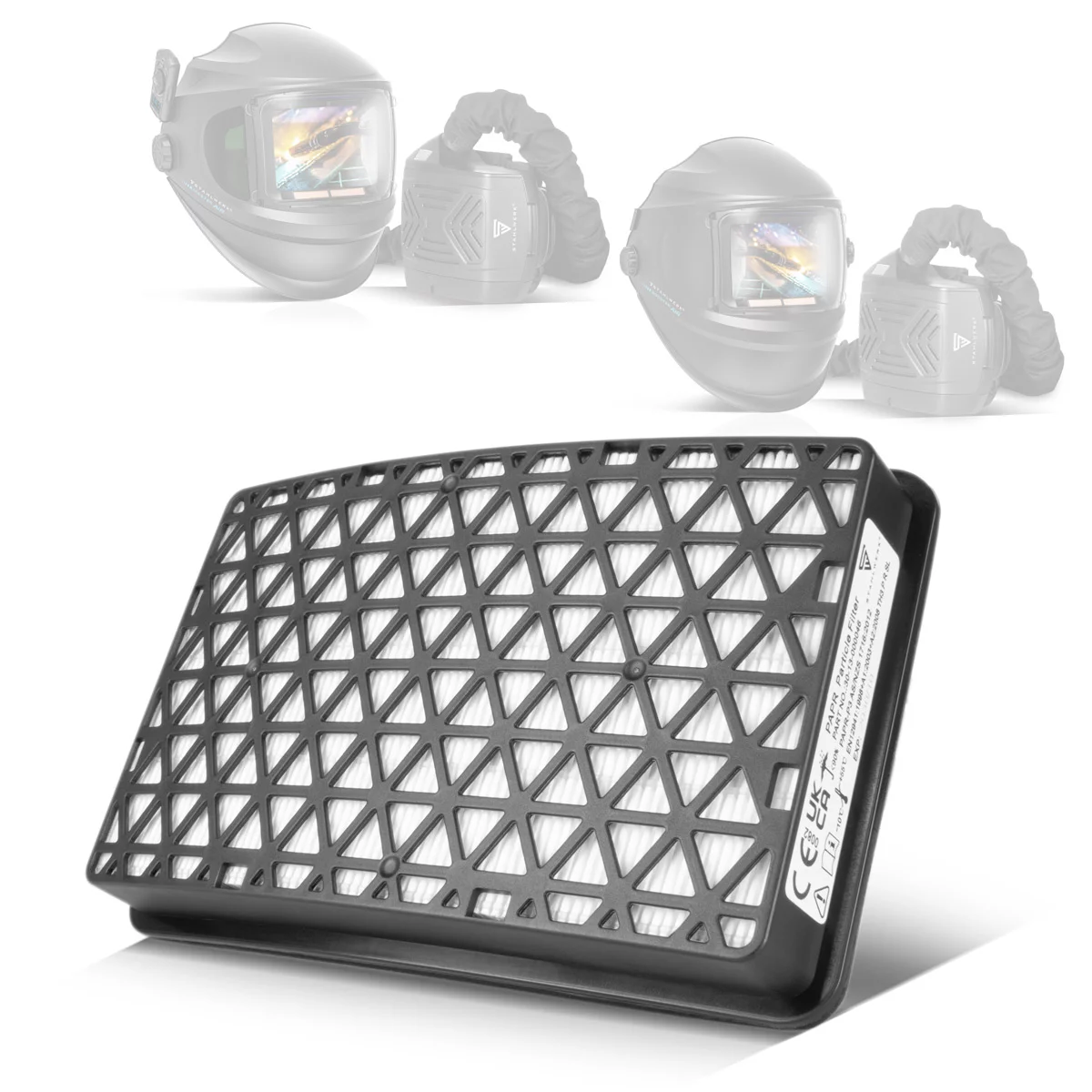Casetă filtru de particule STAHLWERK P3 pentru unitate de suflare | Sistem de filtrare pentru căști de sudură cu aer proaspăt | Accesorii de filtrare pentru căști de sudură MASTER AIR și BOOSTER AIR | [1]