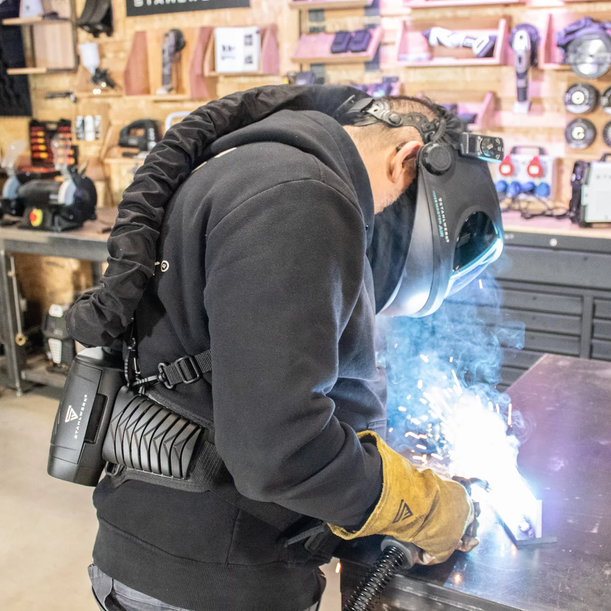 Casetă filtru de particule STAHLWERK P3 pentru unitate de suflare | Sistem de filtrare pentru căști de sudură cu aer proaspăt | Accesorii de filtrare pentru căști de sudură MASTER AIR și BOOSTER AIR | [5]