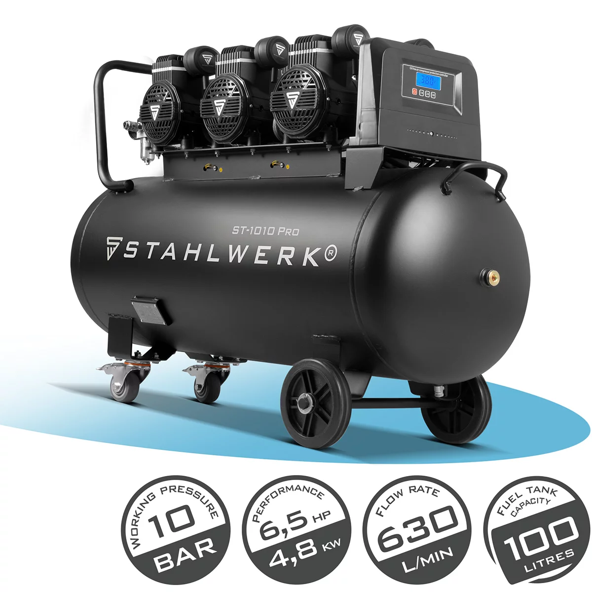 Compresor de aer comprimat STAHLWERK ST 1010 Pro - 10 bar [1]