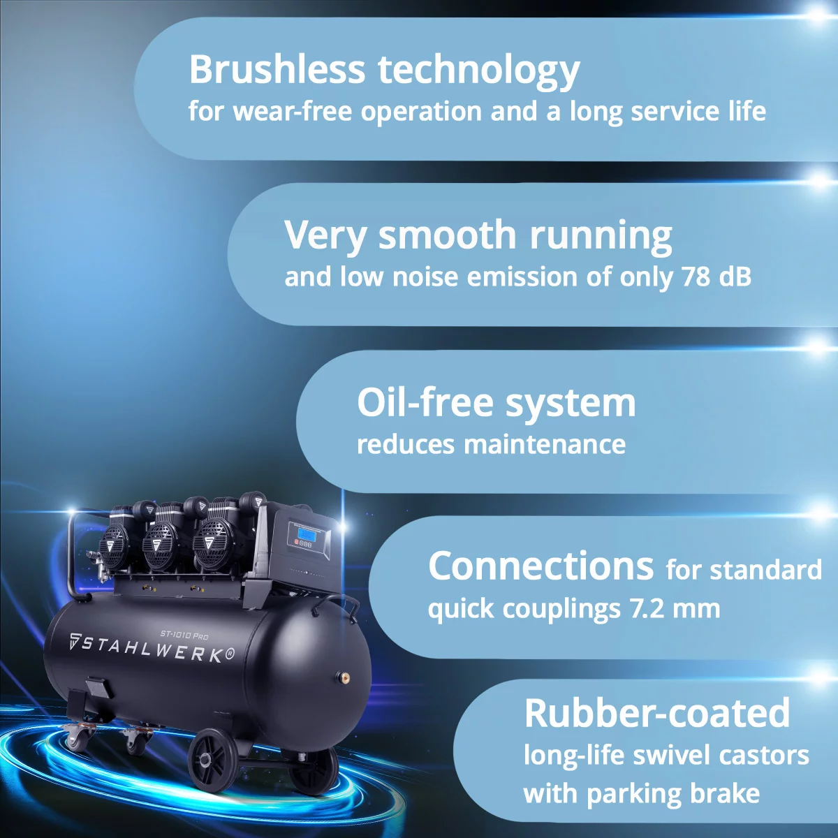 Compresor de aer comprimat STAHLWERK ST 1010 Pro - 10 bar [14]