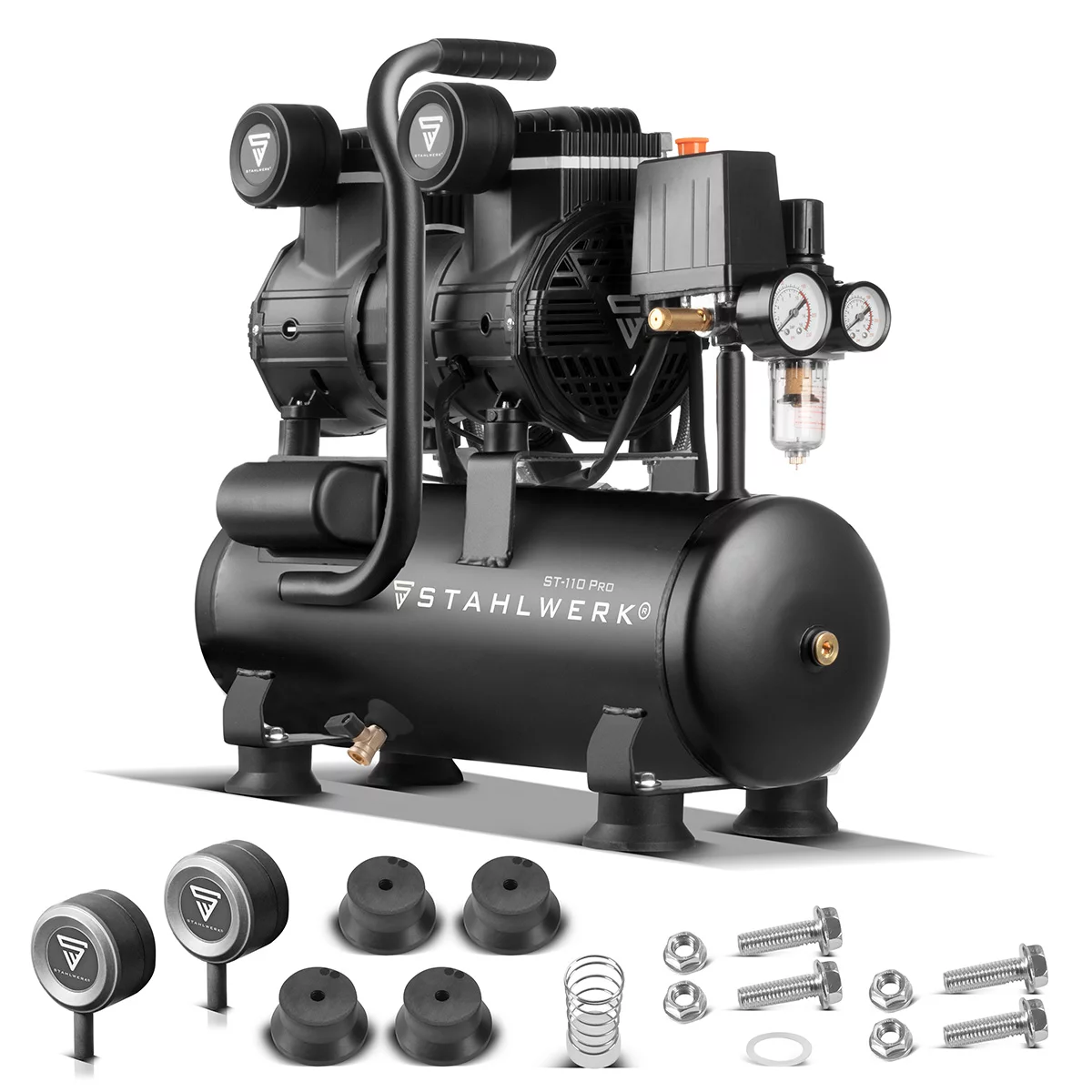 Compresor de aer comprimat STAHLWERK ST 110 Pro presiune ieșire 10 bar, 1,89 PS [5]