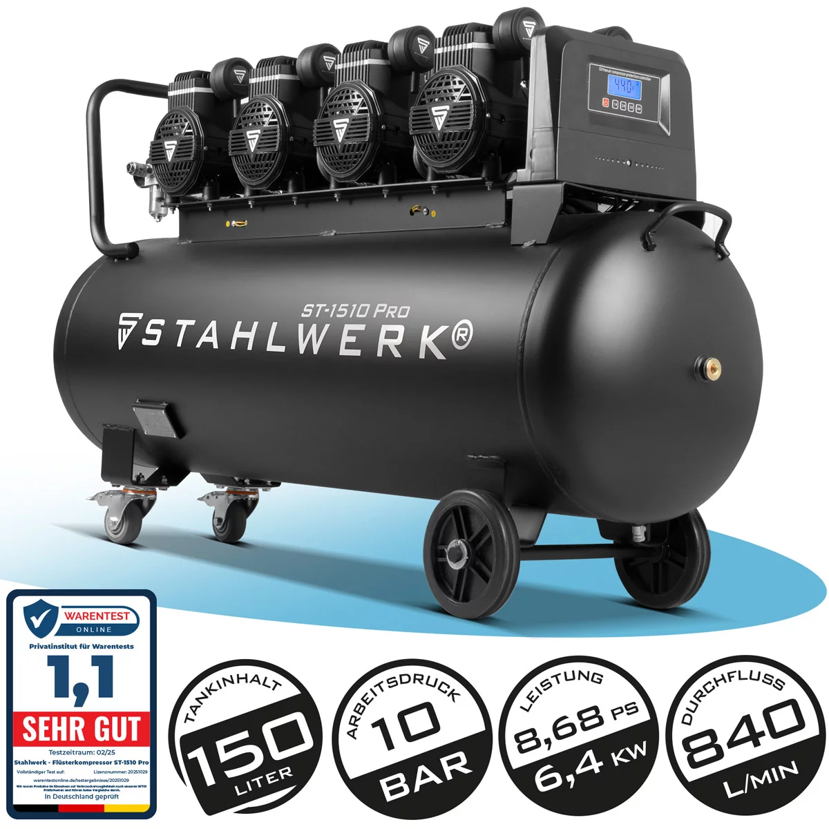 Compresor de aer comprimat STAHLWERK ST 1510 Pro - 10 bar [20]