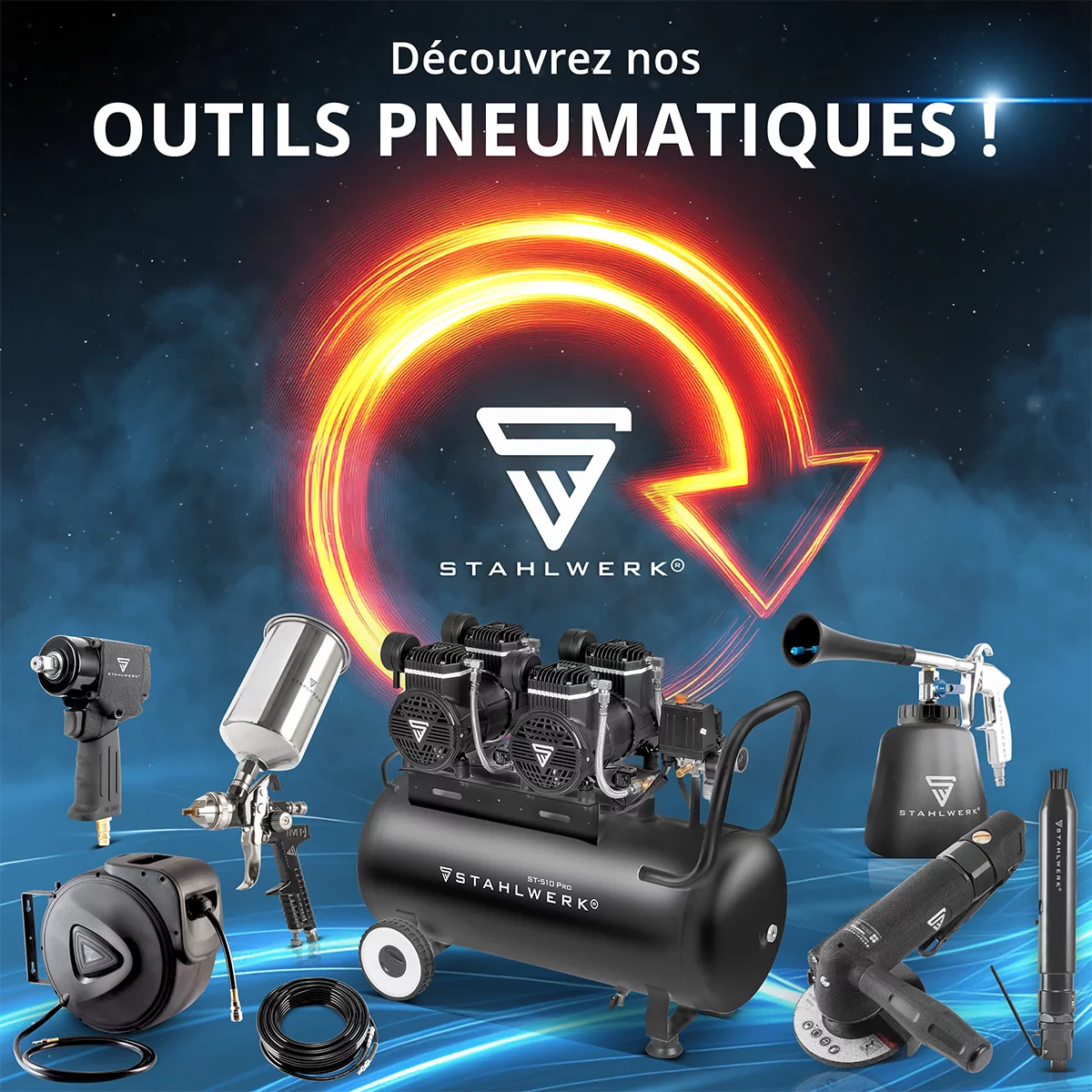 Compresor de aer comprimat STAHLWERK ST 2010 Pro - 10 bar [15]