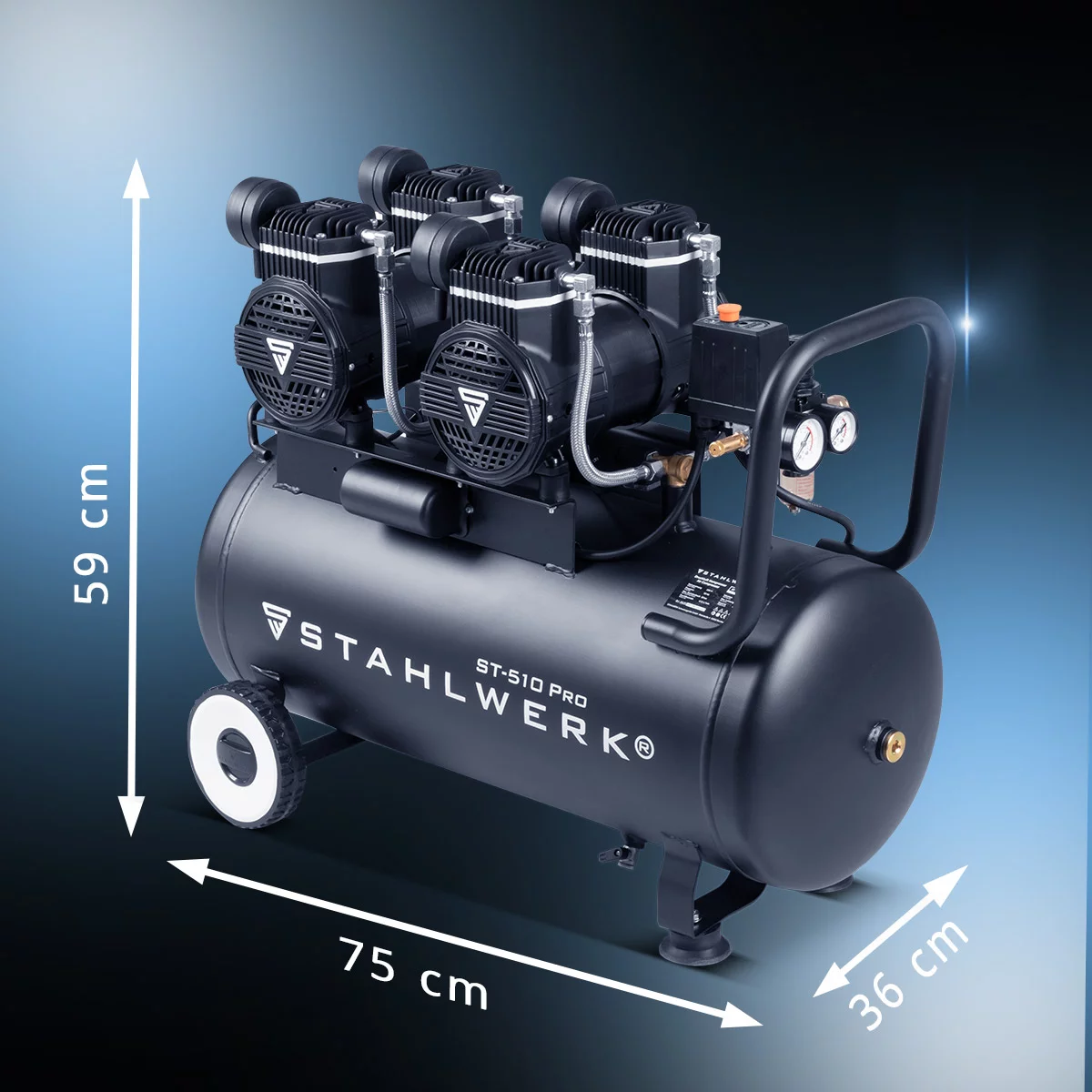 Compresor de aer comprimat STAHLWERK ST 510 Pro - 10 bar [3]