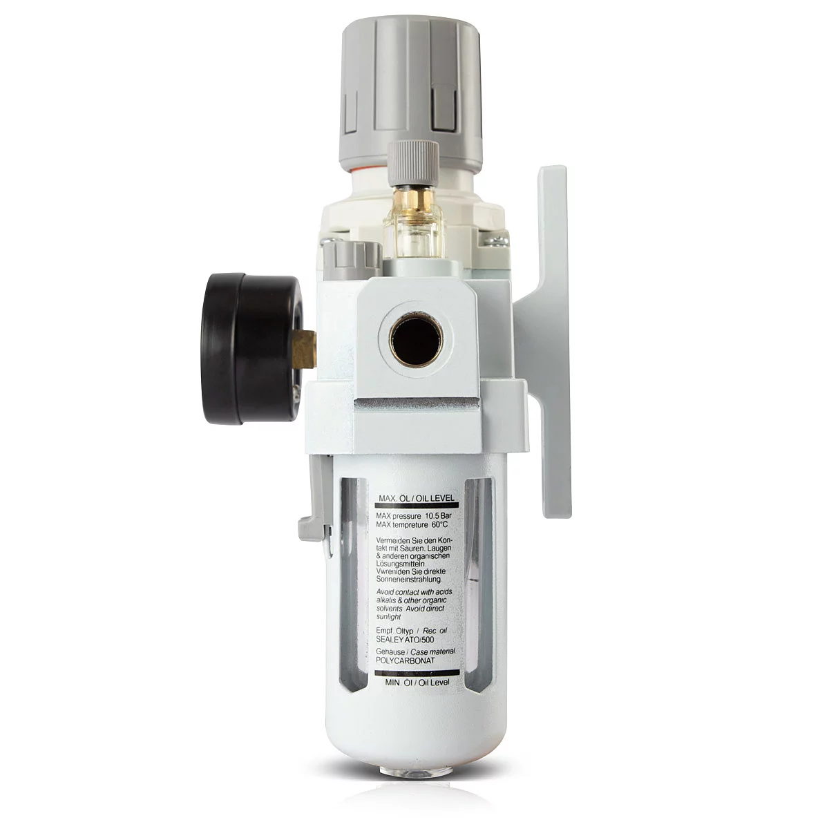Filtru aer comprimat cu lubrifiant de până la 10,5 bar pentru compresoare de aer unelte de aer unitate de întreținere separator de apă filtru de lubrifiere Conexiune regulator de presiune aer comprima [4]