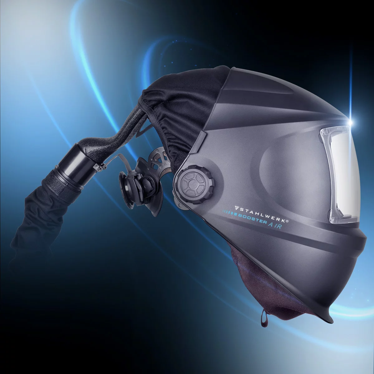 Masca de sudura automata cu filtru aer Booster Air Stahlwerk [4]