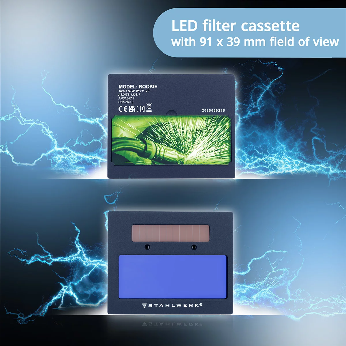 Masca de sudura automata DIN4/11 Rookie Stahlwerk [6]