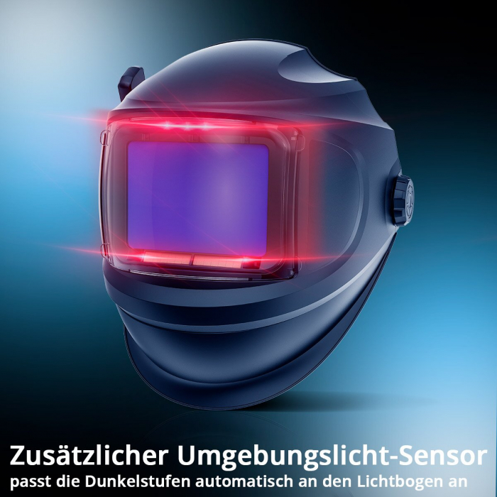 Masca de sudura automata STAHLWERK MASTER 3-în-1 cu telecomanda, vizor pliabil, reproducere a culorilor adevărate, memorie de lucru, întunecare automată DIN 4 la DIN 14 și clasa optică 1/1/1/1 [8]