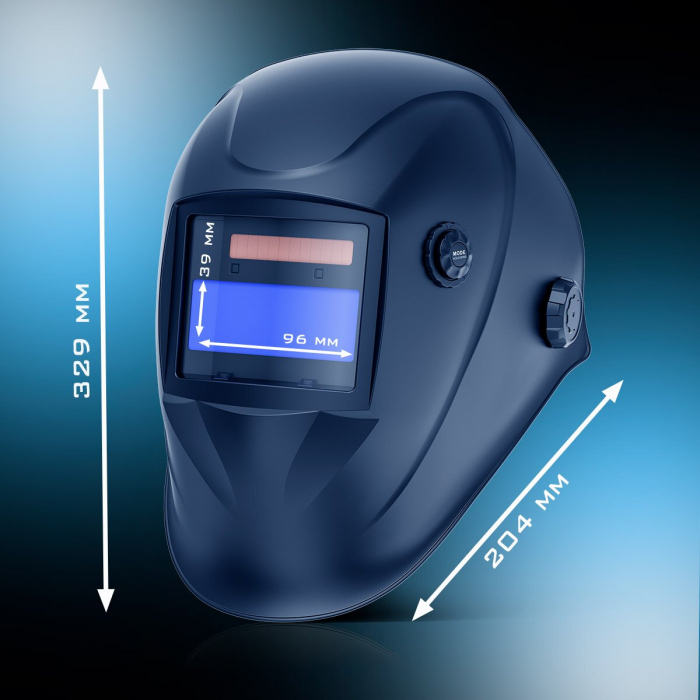 Masca de sudura automata WORKER Casca de sudura 3-in-1 | scut de sudura | mască de sudură cu reproducere a culorilor adevărate, întunecare automată DIN 4 la DIN 13 și clasa optică 1/1/1/2 [4]