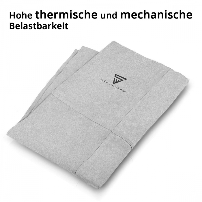 Patura de protectie sudura 140x200 cm din piele Stahlwerk [5]