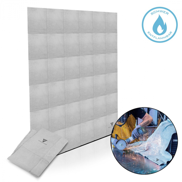 Patura de protectie sudura 140x200 cm din piele Stahlwerk [6]