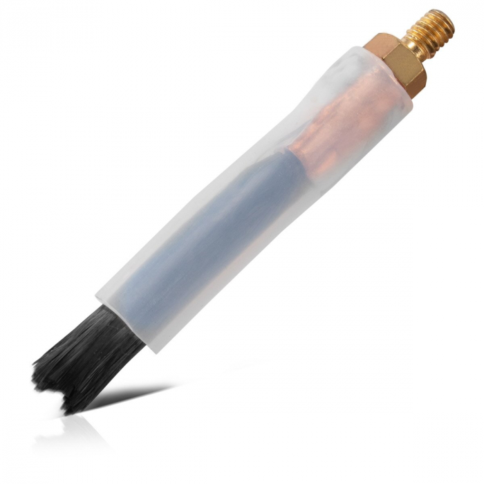 Perie din fibră de carbon STAHLWERK / perie de cărbune pentru echipamente de curățare a sudurilor, echipamente de pasivare, echipamente de decapare și echipamente electrolitice cu conexiune M6 [5]