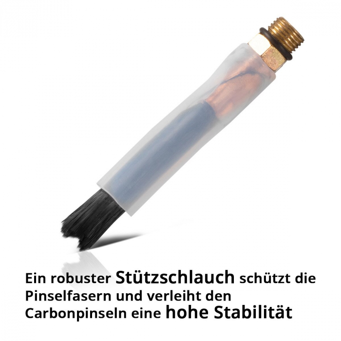 Perie din fibră de carbon STAHLWERK | Perie de cărbune pentru echipamente de curățare suduri, echipamente de pasivare, echipamente de decapare și echipamente electrolitice cu pompă integrată [5]