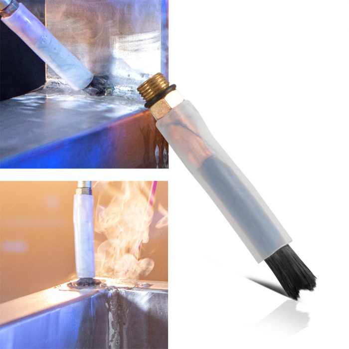Perie din fibră de carbon STAHLWERK | Perie de cărbune pentru echipamente de curățare suduri, echipamente de pasivare, echipamente de decapare și echipamente electrolitice cu pompă integrată [2]