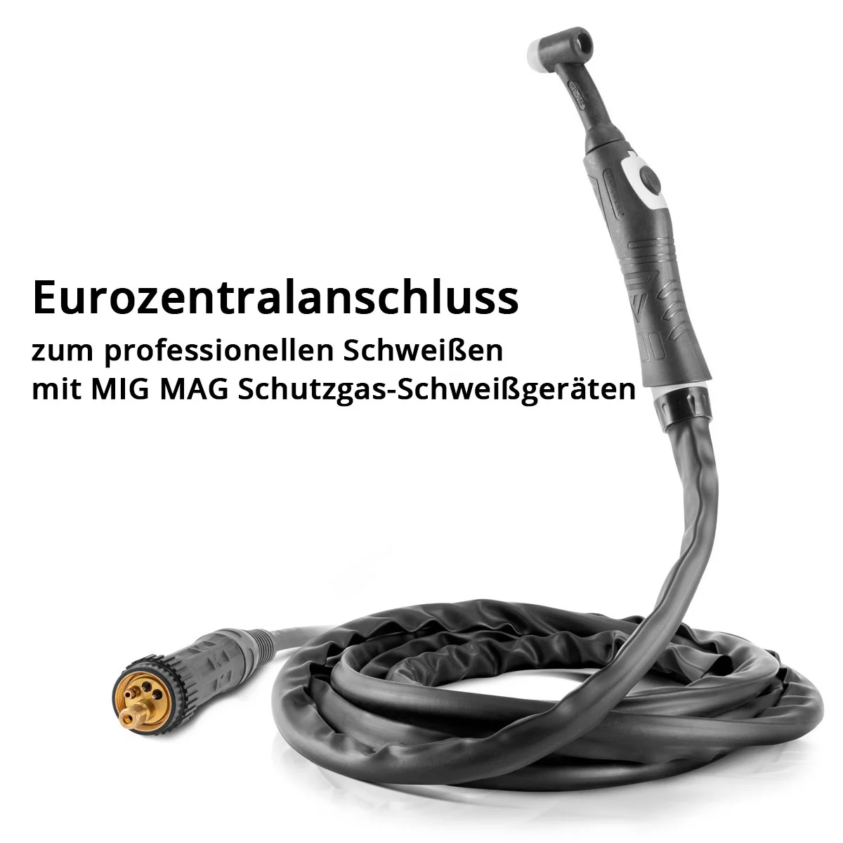 Pistolet de sudură TIG STAHLWERK WP26F/ 3 m, conector Euro și cap flexibil pentru aparate de sudură MIG MAG cu functia LIFT TIG [2]