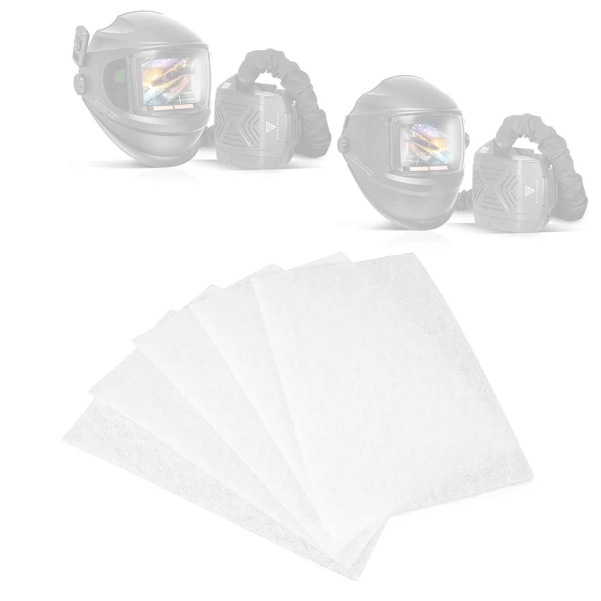 Prefiltru STAHLWERK  set de 5 BUC | sistem de filtrare pentru căști de sudură cu aer proaspăt | accesorii de filtrare pentru căști de sudură MASTER AIR și BOOSTER AIR | sistem PAPR [1]