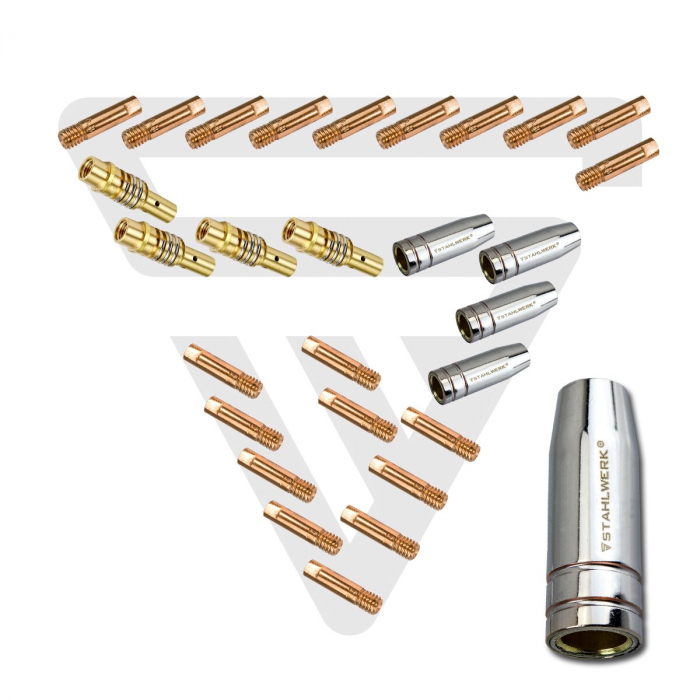 Set consumabile Mig-Mag MB 15/28 de piese [2]