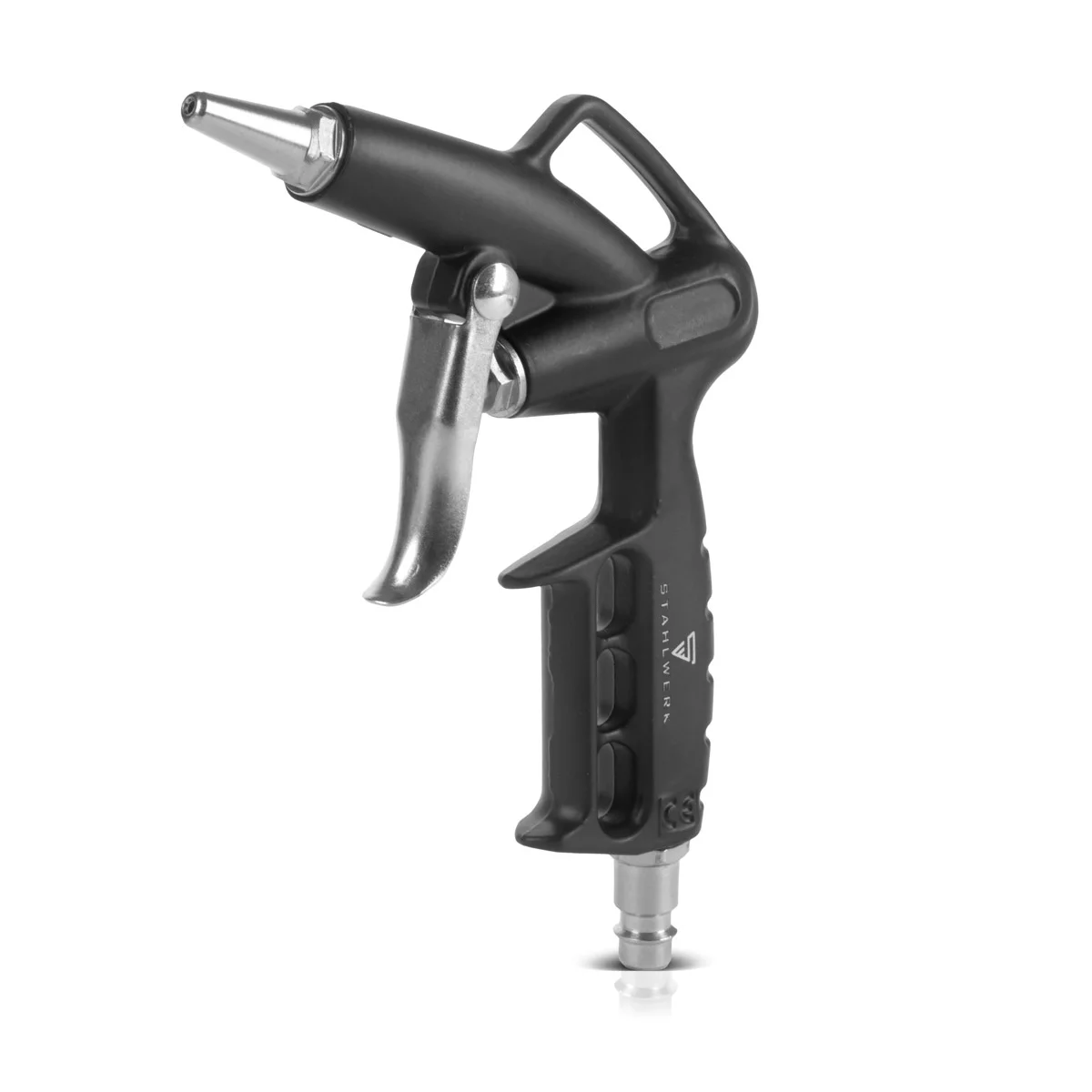 Set de aer comprimat STAHLWERK cu 5 piese | unealtă cu aer comprimat, inclusiv pistol de vopsit, pistol de suflat, pistol de curățare cu recipient, umflator de anvelope cu manometru și furtun spiralat [6]