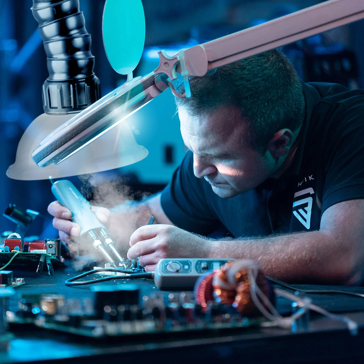 Unitate de extracție a fumului STAHLWERK FE-300 ST | Sistem de extracție de 300 wați cu filtru triplu | Absorbitor și extractor de fum sigur | Unitate de extracție a fumului de sudură și a lipirii pen [9]