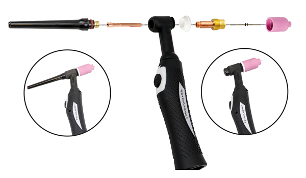 Set piese de uzură TIG 14 piese pentru Pistolet WP SR 17 18 26 [3]
