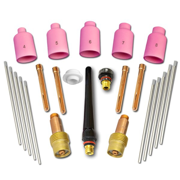 Set piese de uzură TIG 24 de piese pentru Pistolet WP SR 17 18 26 [2]