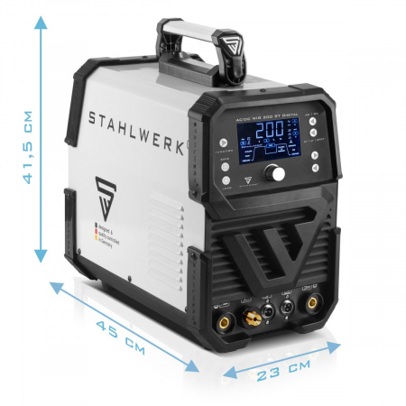 Aparat de sudura aluminiu TIG 200 AC/DC Digital Stahlwerk [4]