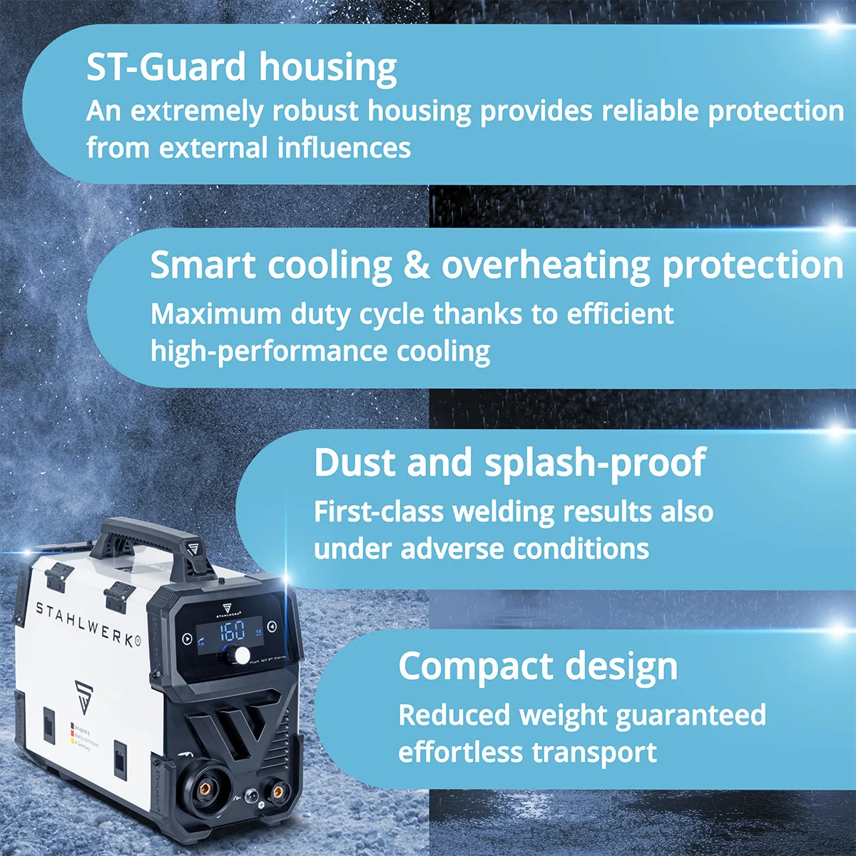 Aparat de sudura Digital Flux 160 Stahlwerk [8]