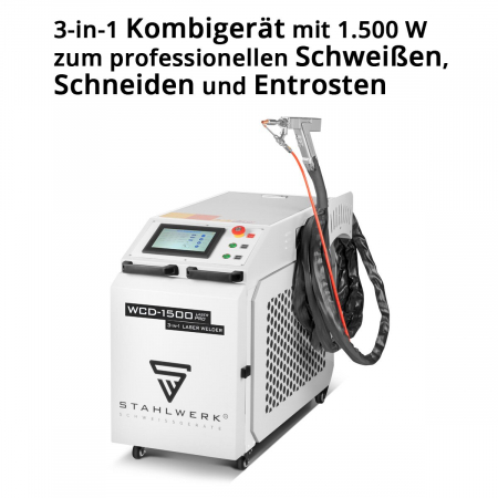 Aparat de sudura laser 3 in 1 Stahlwerk WCD- 1500w Laser Pro [1]