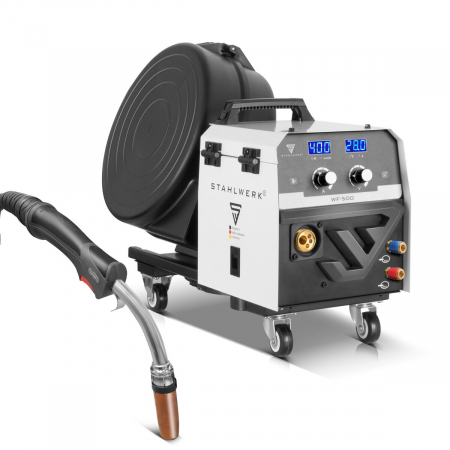 Aparat de sudura MIG MAG 400 Pro Invertor IGBT complet sinergic, racit cu apa, cu 400 A si functie de impuls Sistem de sudura combinat 3-in-1 MIG MAG | MMA | Lift-TIG [8]